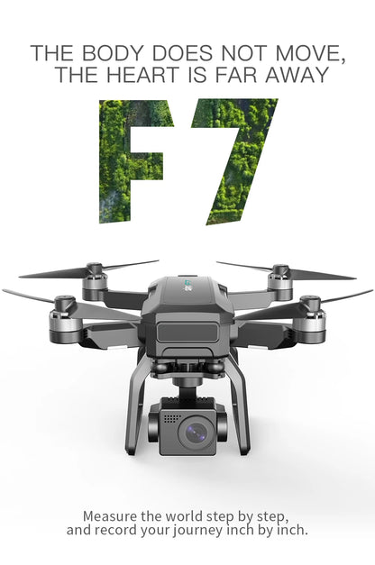 2021 New F7 4K Pro Gps Drone 4K Profesional Quadcopter with Camera Hd 3 Axis Gimbal Aerial Photography Brushless 3Km 30Min Dron