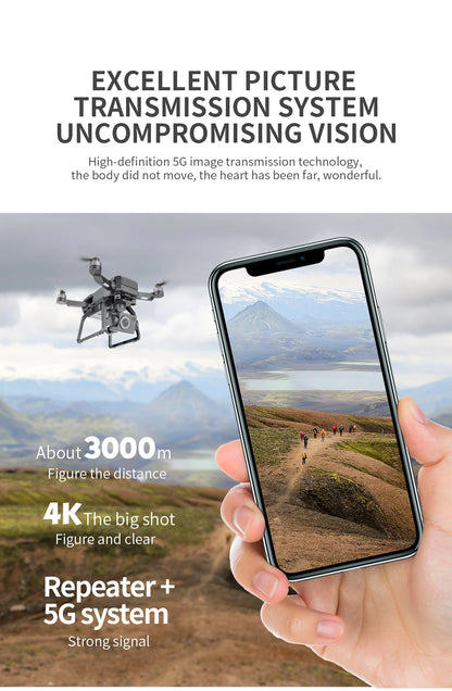 2021 New F7 4K Pro Gps Drone 4K Profesional Quadcopter with Camera Hd 3 Axis Gimbal Aerial Photography Brushless 3Km 30Min Dron