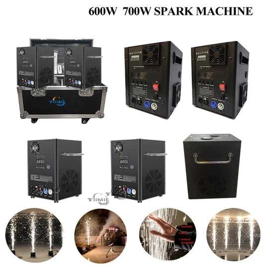 600W 700W Cold Sparks Machine Foutain Sparkler Wedding Fireworks Cold Ti Powder Indoor Wedding Party Indoor
