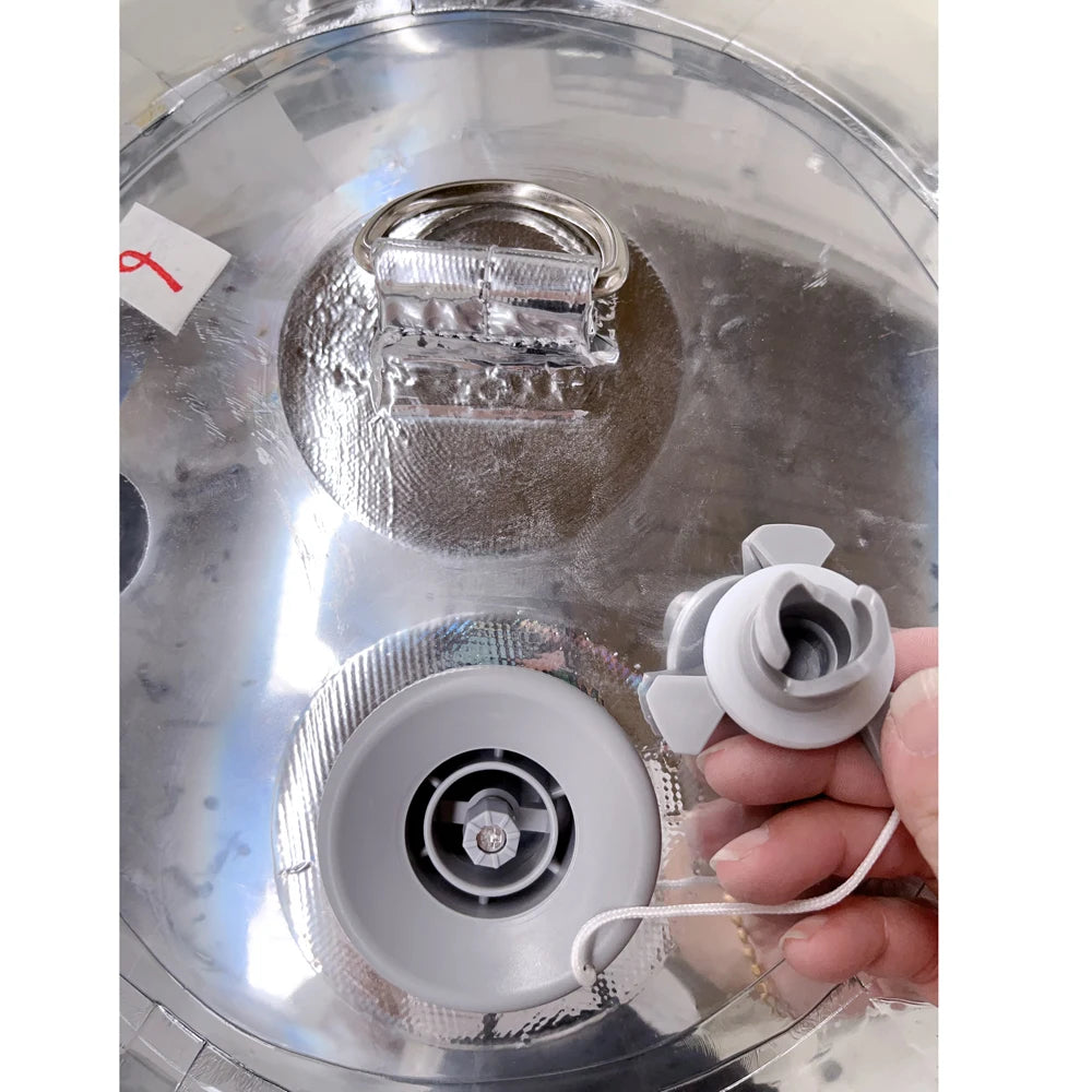 Deluxe silver Inflatable Mirror Balls Hanging Disco Mirror Sphere Air-sealed Reflective Balloon for Nightclub Stage Party Decor