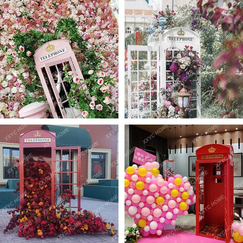 Telephone Booth Post Box Decoration Hall Sales Floor Scene Exhibition Hall Display Decoration Shopping Mall Layout Props