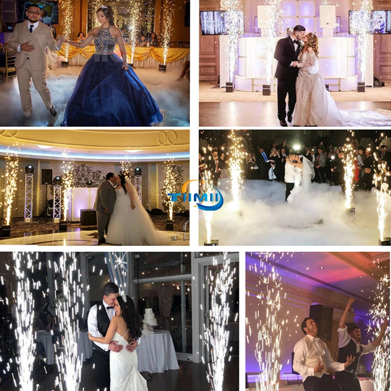 600W 700W Cold Sparks Machine Foutain Sparkler Wedding Fireworks Cold Ti Powder Indoor Wedding Party Indoor